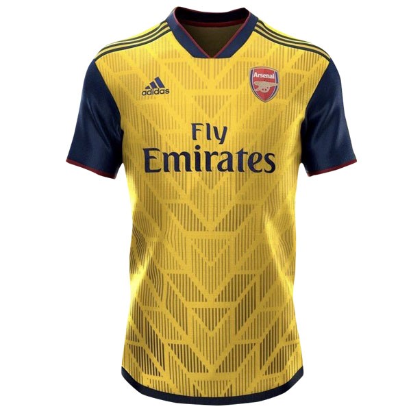 Tailandia Camiseta Arsenal Segunda equipación 2019-2020 Amarillo Azul Marino